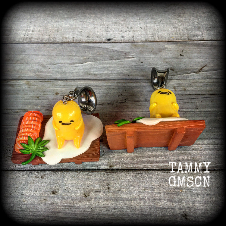 Gudetama ear hangers