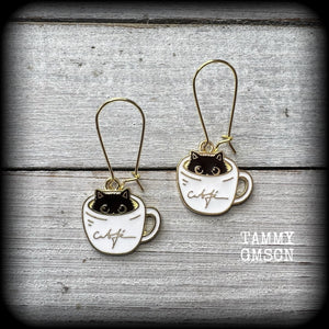 Cat earrings