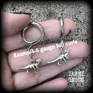 Dinosaur earrings-T Rex earrings