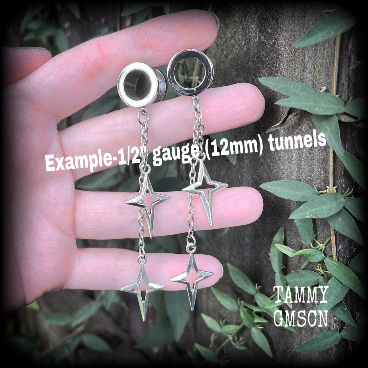 12mm tunnel earrings 