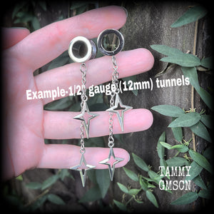 12mm tunnel earrings 