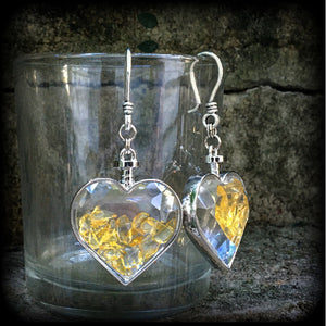 Heart earrings