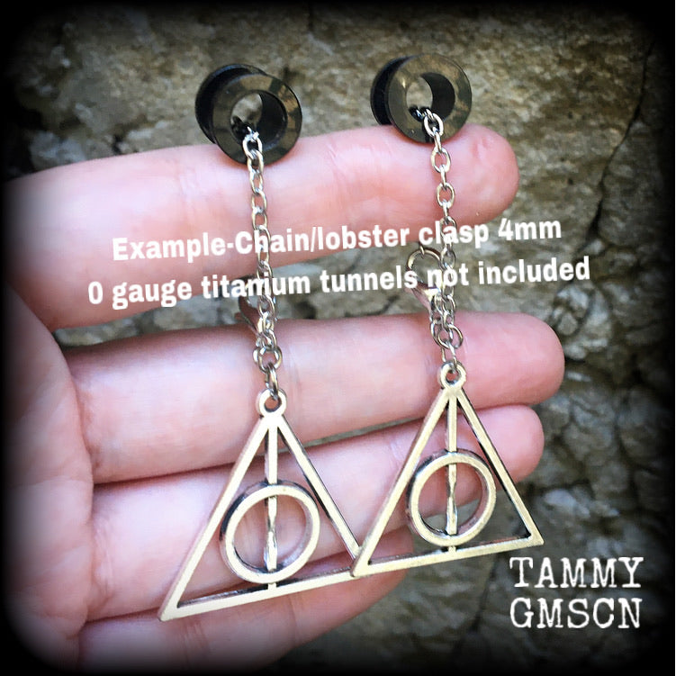 Deathly Hallows earrings 