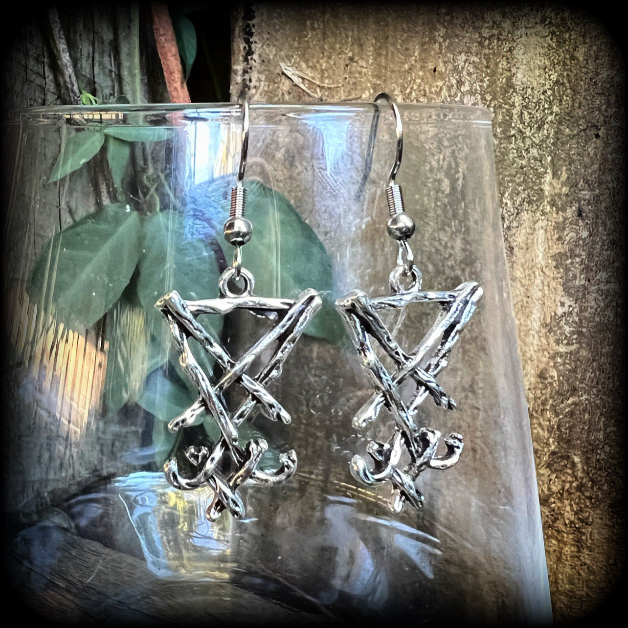 Sigil of Lucifer earrings