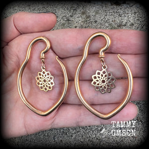 Mandala ear gauges