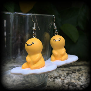 Gudetama earrings