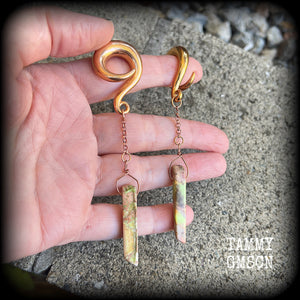 Gemstone ear weights
