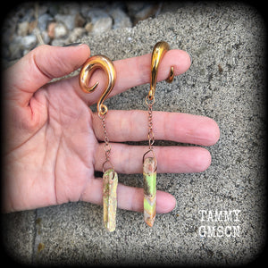 Sea sediment jasper earrings