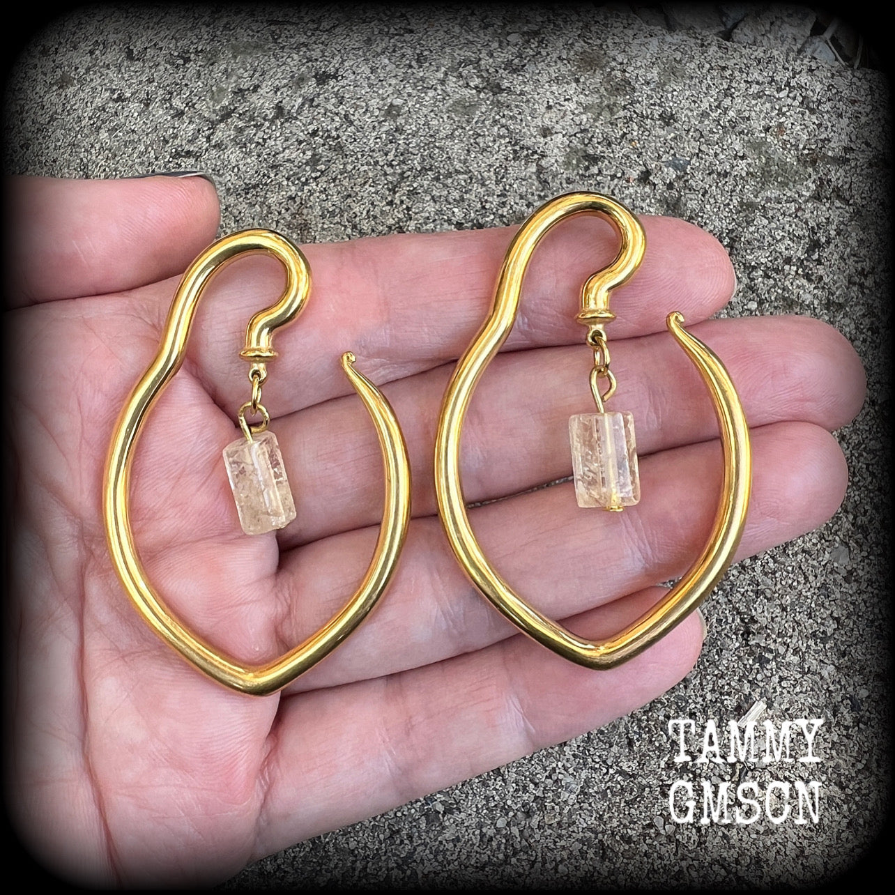Citrine earrings 