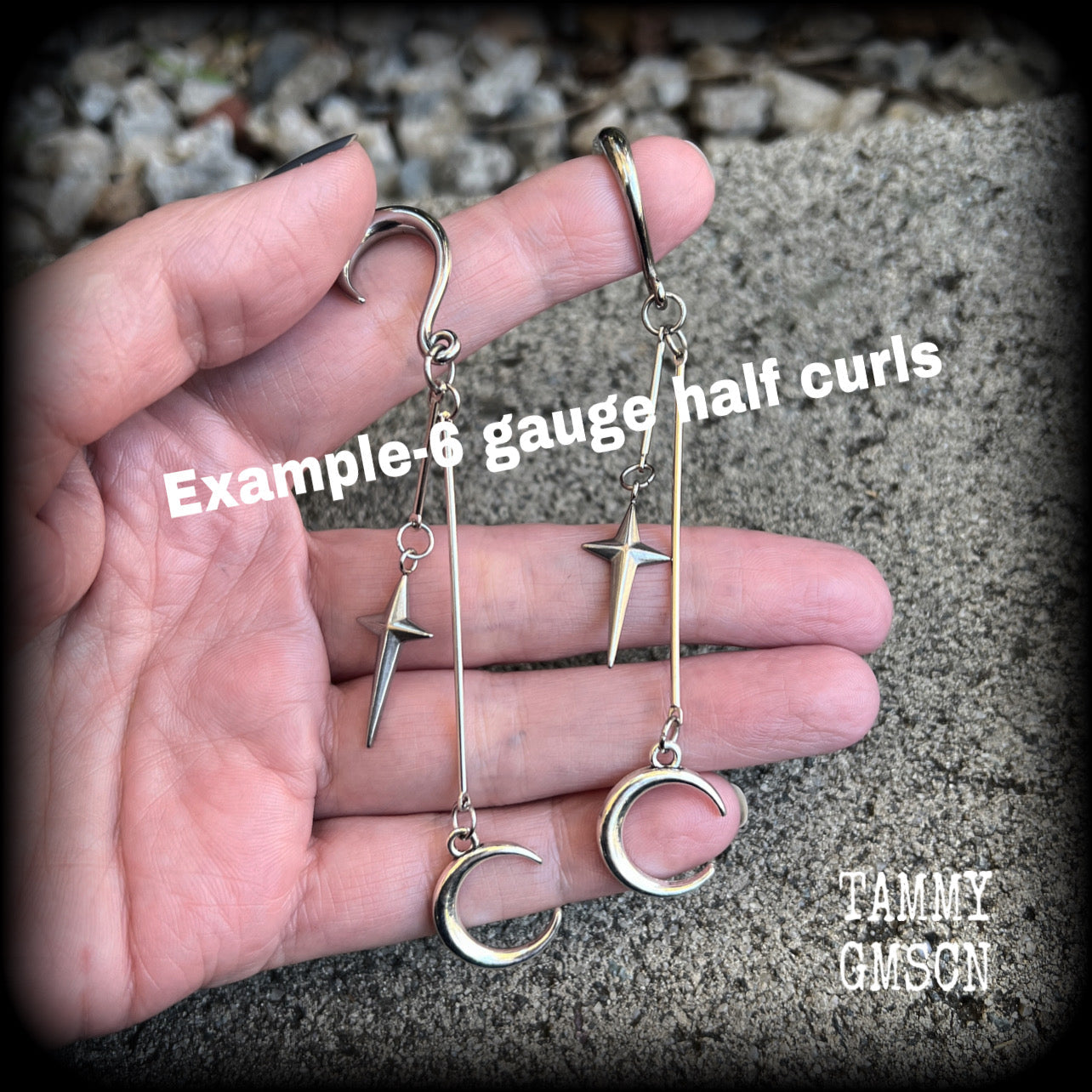 6 gauge ear hangers 