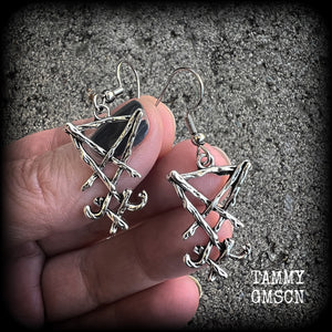 Sigil of Lucifer earrings
