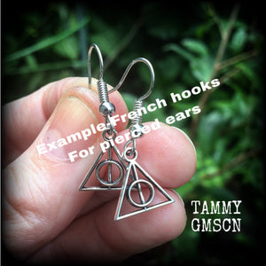 Deathly Hallows earrings 