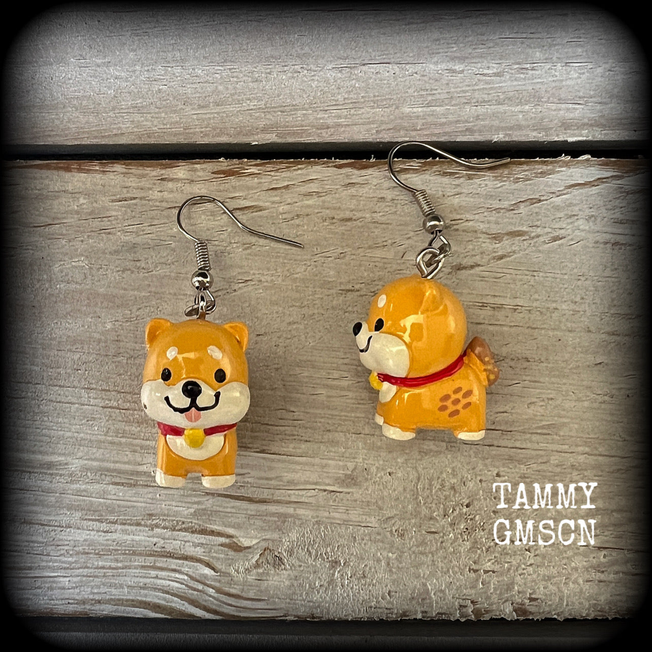 Shiba Inu earrings-Kawaii dog earrings