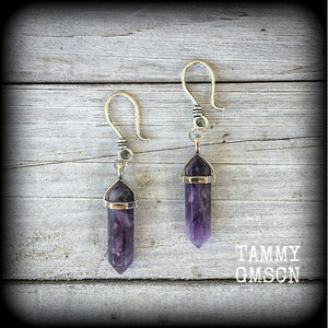 Amethyst earrings 