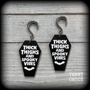 Halloween ear gauges