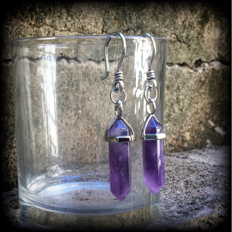 Gemstone earrings 