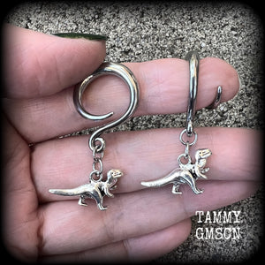 Dinosaur earrings