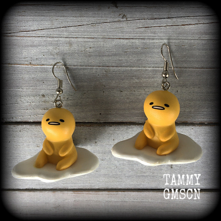 Gudetama earrings