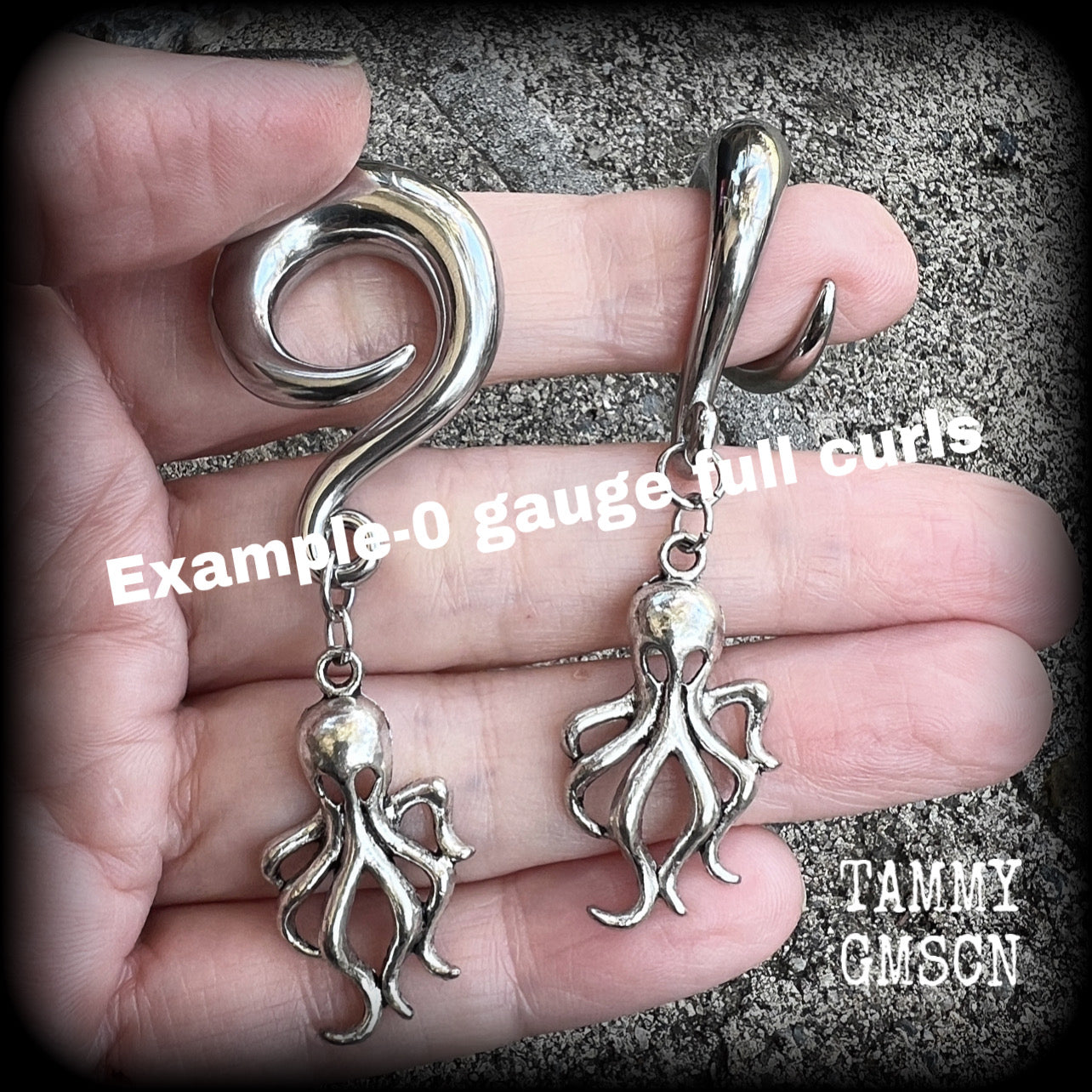 0 gauge ear hangers 