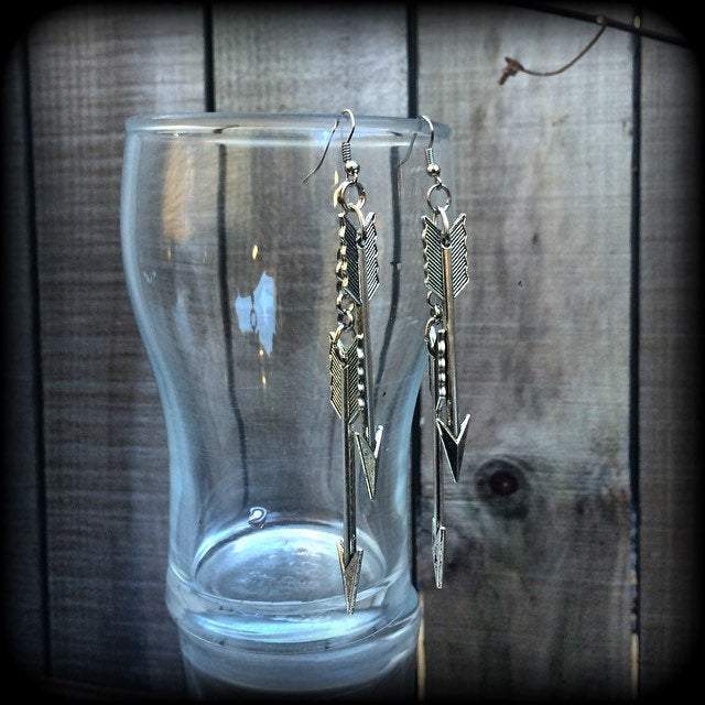 Arrow earrings-Artemis earrings