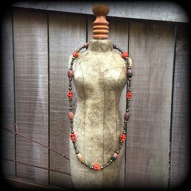 Papa Legba necklace-Stone necklace