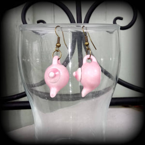 Teapot earrings