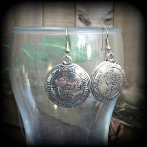 Archangel Michael talisman earrings-Occult earrings