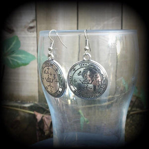 Archangel Michael talisman earrings-Occult earrings