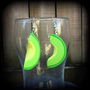 Avocado earrings-Retro earrings