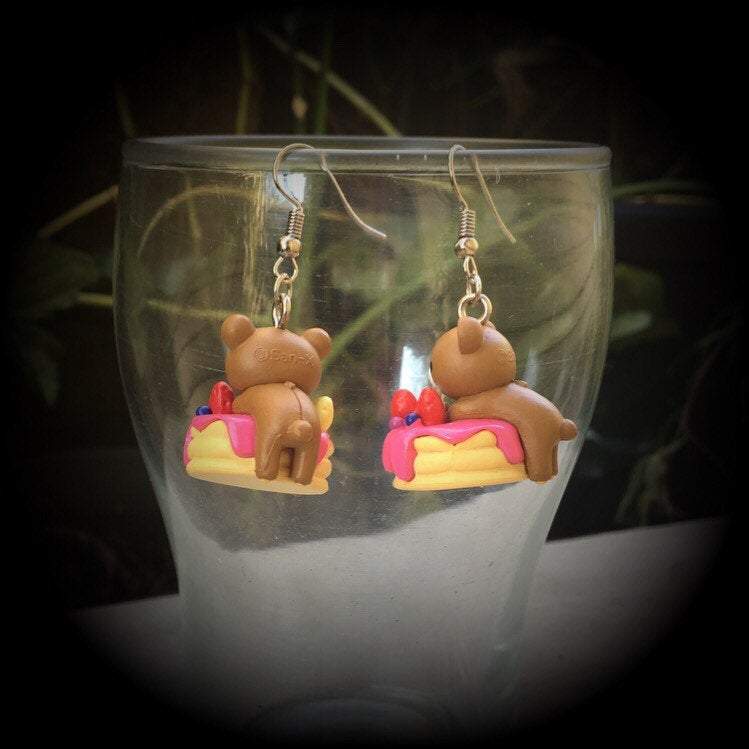 Rilakkuma earrings 