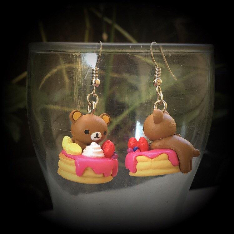 Rilakkuma earrings 