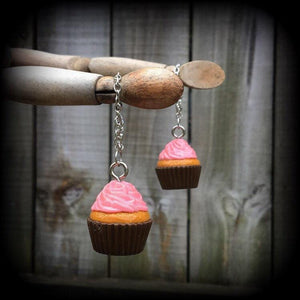 Cupcake earrings