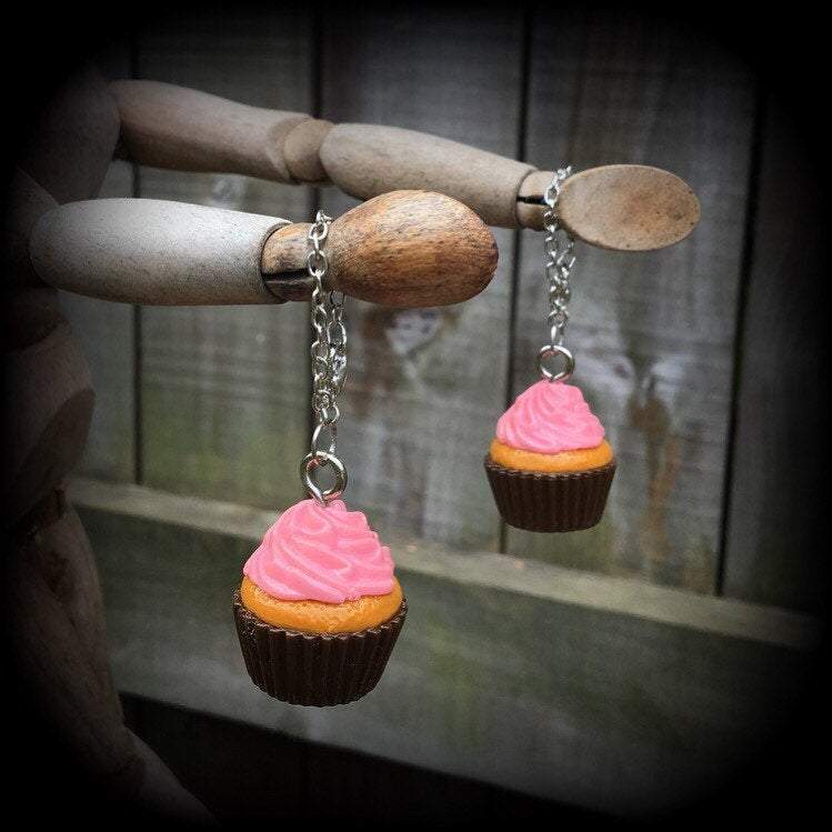 Cupcake earrings