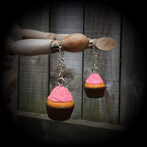 Cupcake earrings