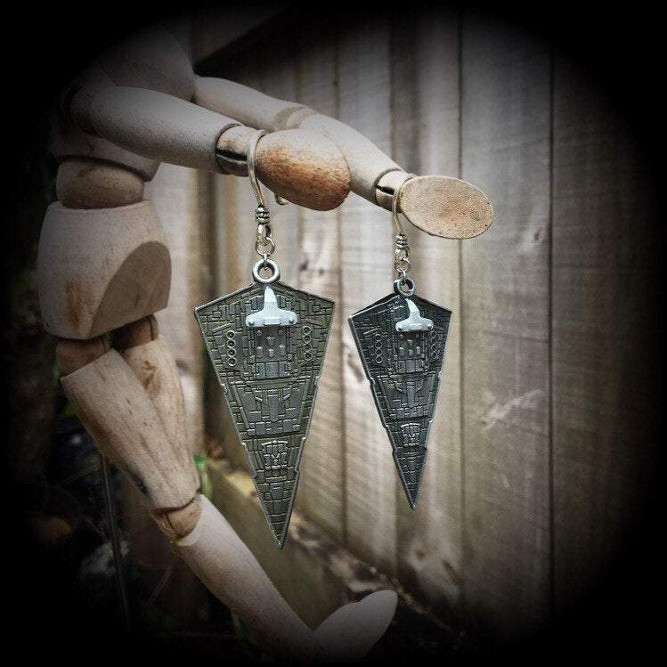 Sci fi earrings 