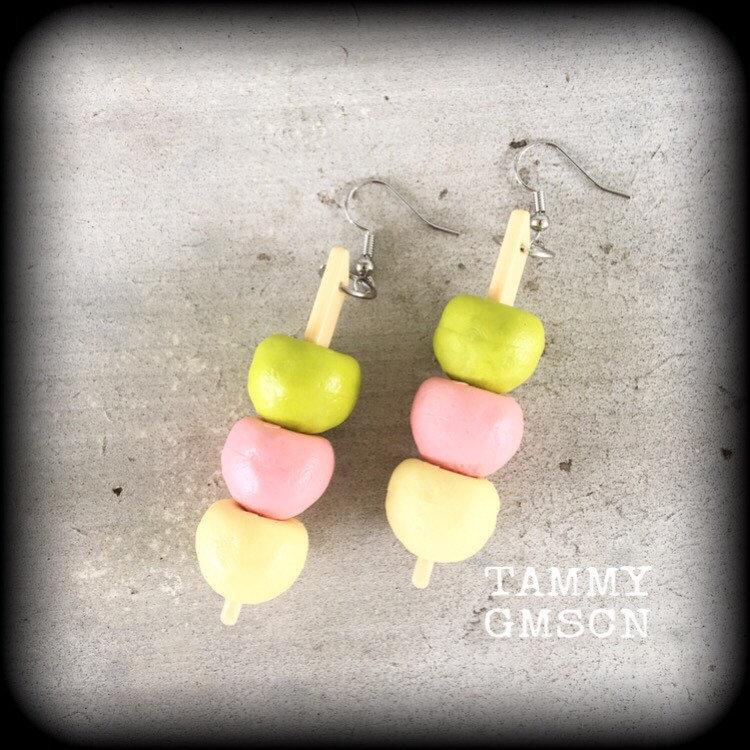 Botchan Dango earrings-Japanese Candy