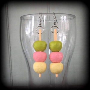 Botchan Dango earrings-Japanese Candy