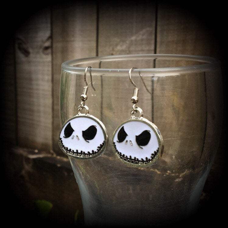 Jack Skellington earrings-NMBC earrings-Halloween earrings