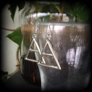 Occult earrings-Air alchemy earrings