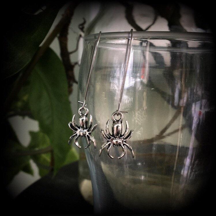 Spider earrings-Arachnid earrings