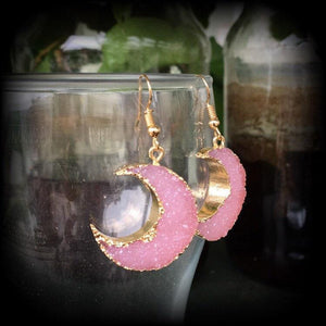 Druzy crystal earrings 