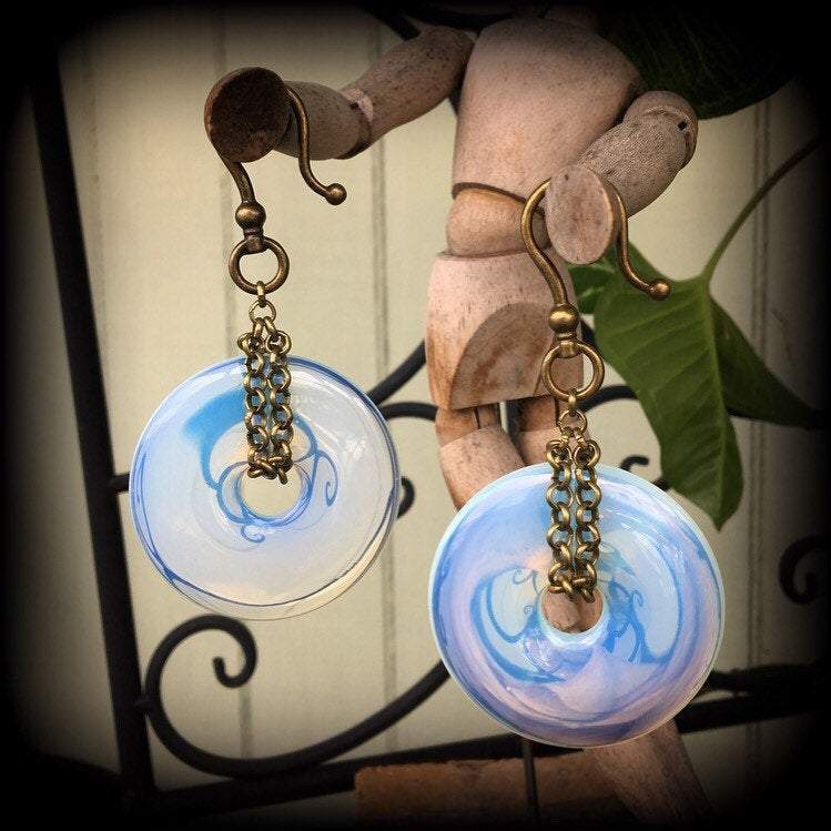 Opalite ear weights