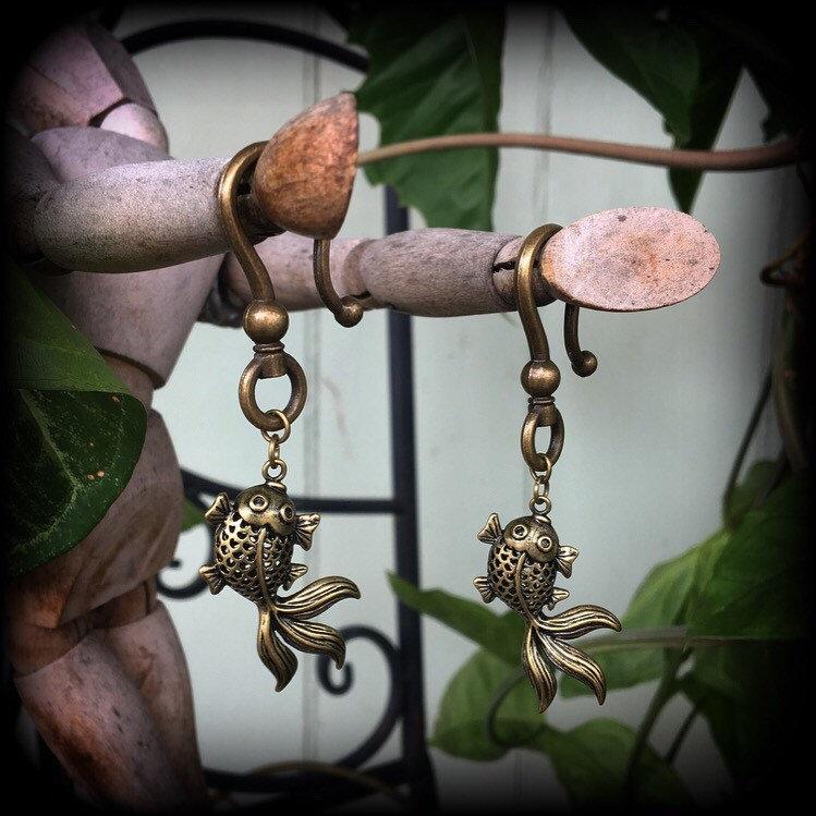 Koi fish earrings