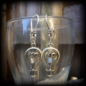 Light bulb earrings