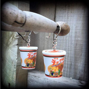 Noodles earrings-Ramen earrings