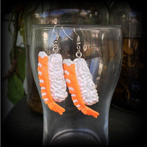 Sushi earrings