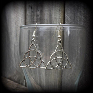 Triquetra earrings Celtic earrings Irish knot earrings Celtic knot earrings Trinity knot jewllery Celtic jewellery