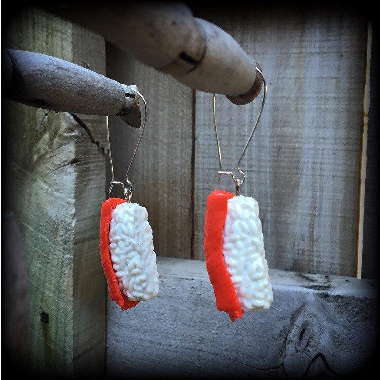 Sushi earrings