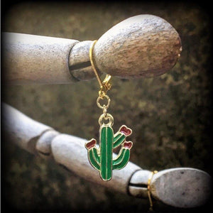 Cactus earrings-Succulent earrings