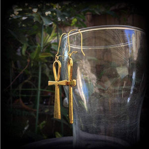 Ankh earrings-Egyptian earrings